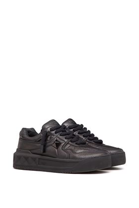 Sneakers nera con borchia Valentino Garavani | 5Y2S0G37XTM0NO